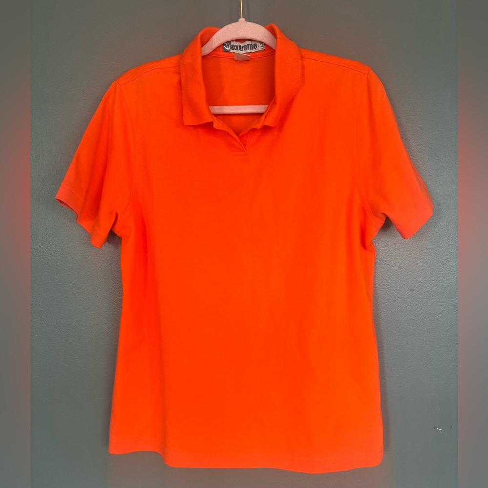 Bright Orange Golf Shirt